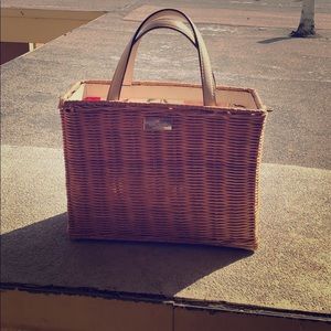 Kate spade wicker bag